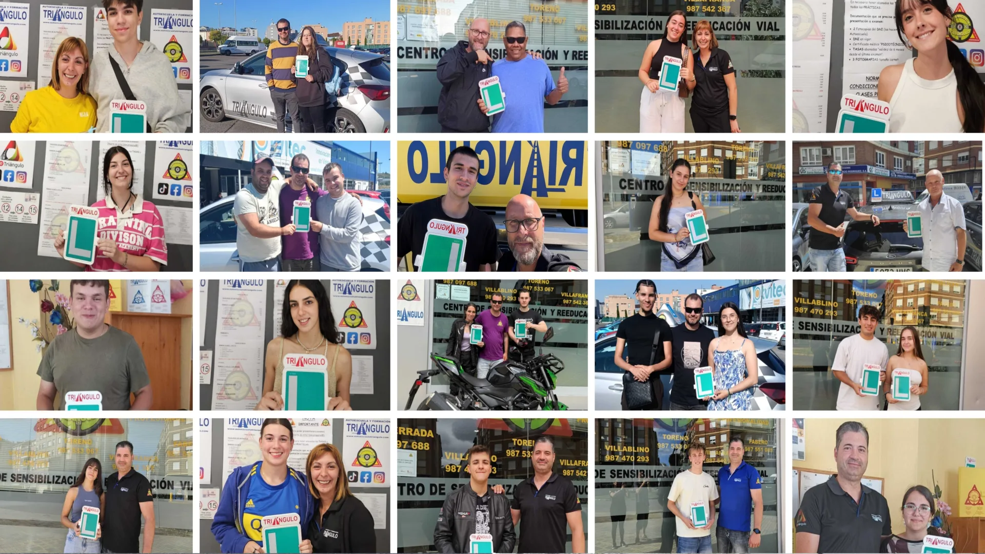 FOTOS ALUMNOS | Autoescuela Triángulo celebra un verano lleno de aprobados