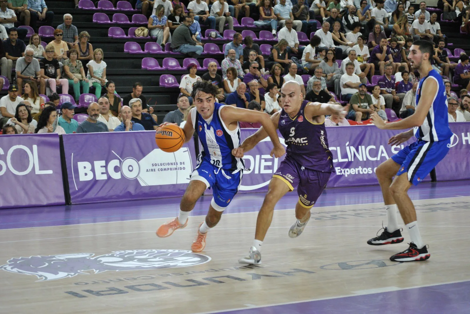 El Clínica Ponferrada SDP roza la victoria ante el UEMC Valladolid en la Copa de España (84-82)