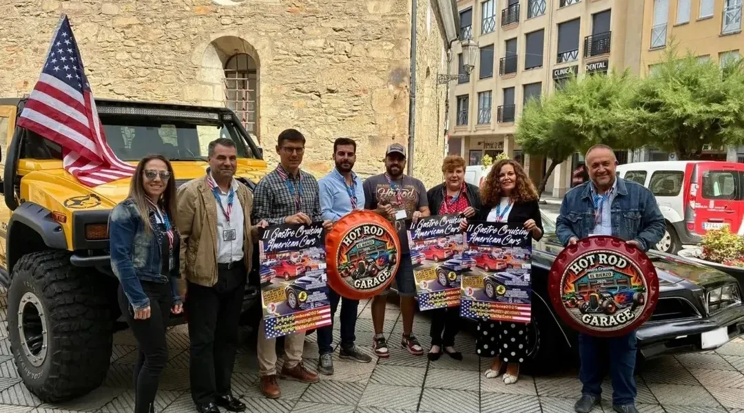 Bembibre acoge la segunda edición del “Gastro Cruising American Cars” el 6 de septiembre