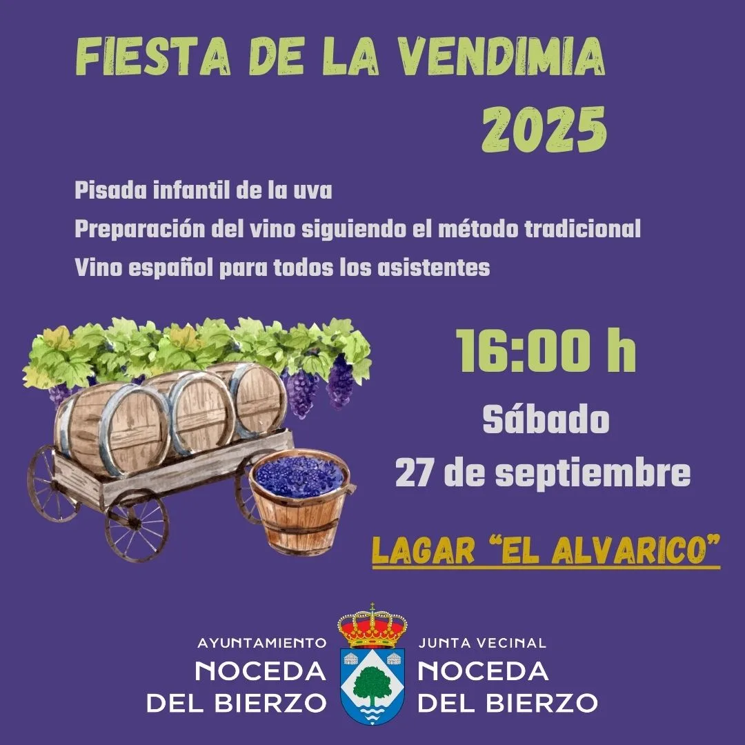 Fiesta de la Vendimia 2025 en Noceda del Bierzo