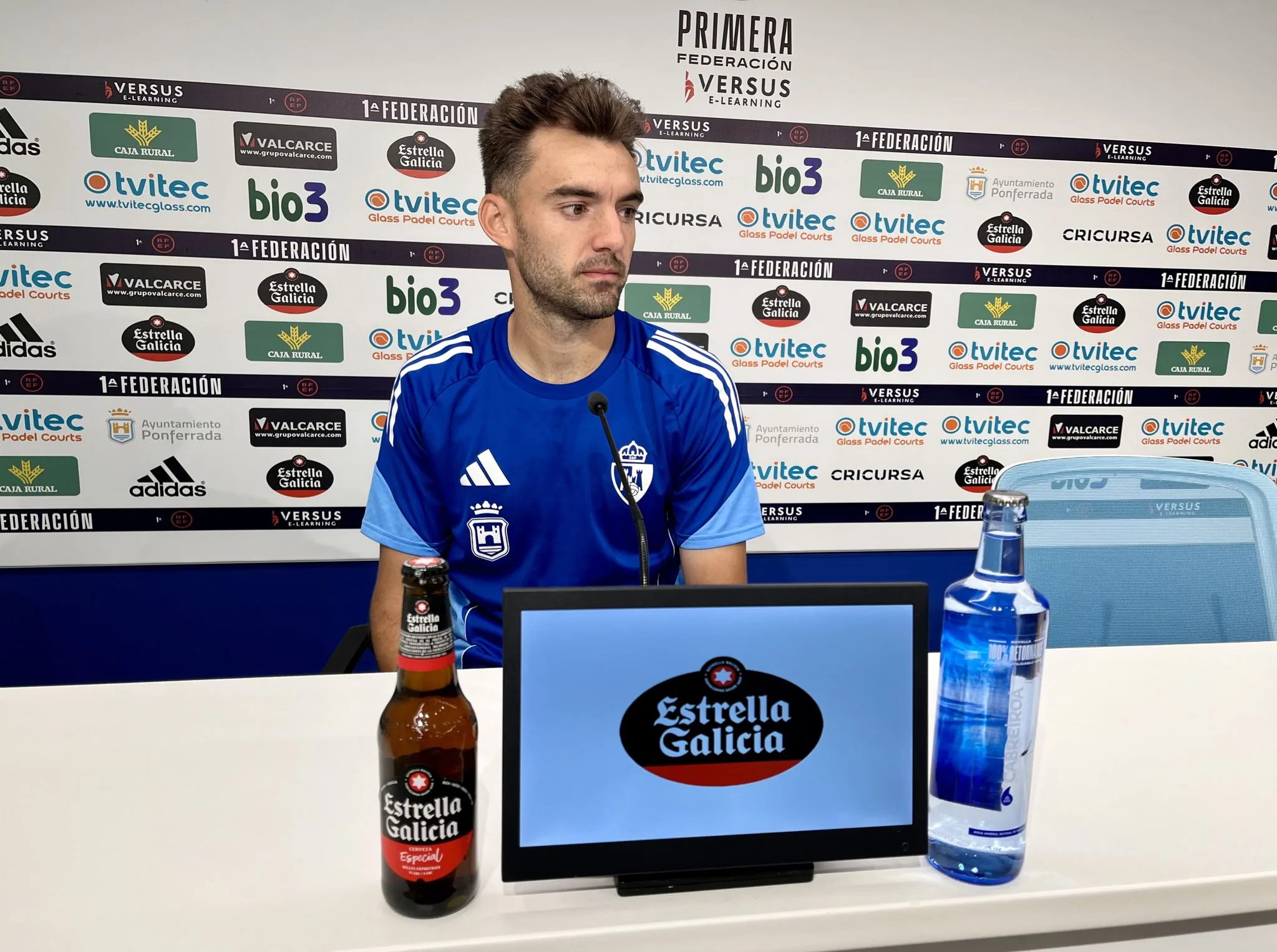 Andoni López: “Hay que ser muy humildes, dar el cien por cien y estar preparados para un partido muy difícil ante el Pontevedra”
