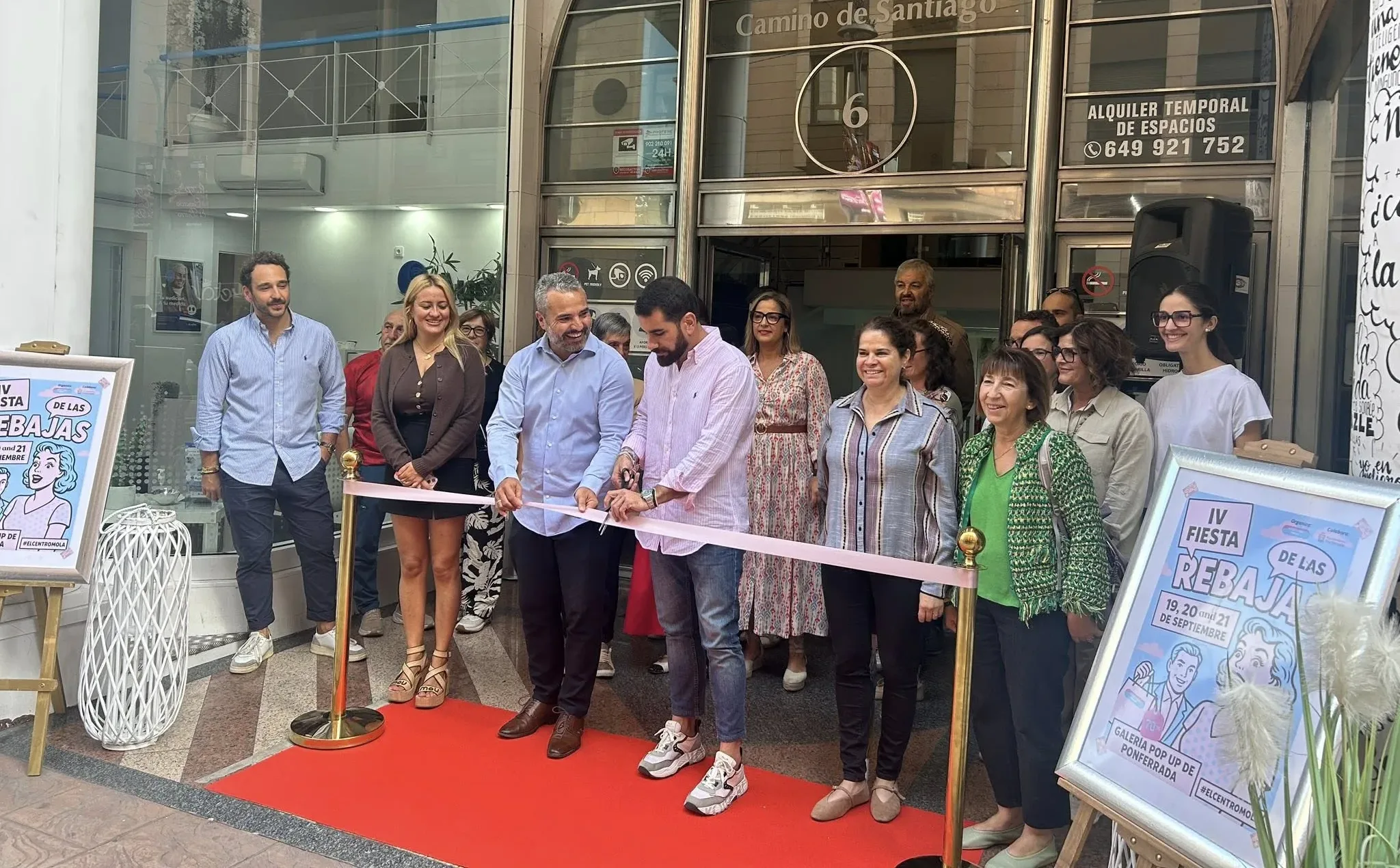 Ponferrada inaugura la IV Fiesta de las Rebajas con apoyo al comercio local