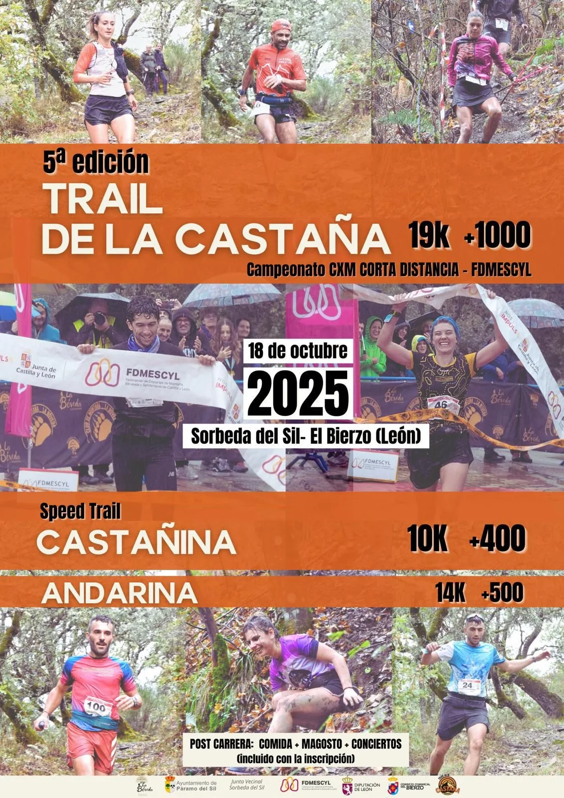 Apertura de inscripciones para el V Trail de la Castaña de Sorbeda del Sil