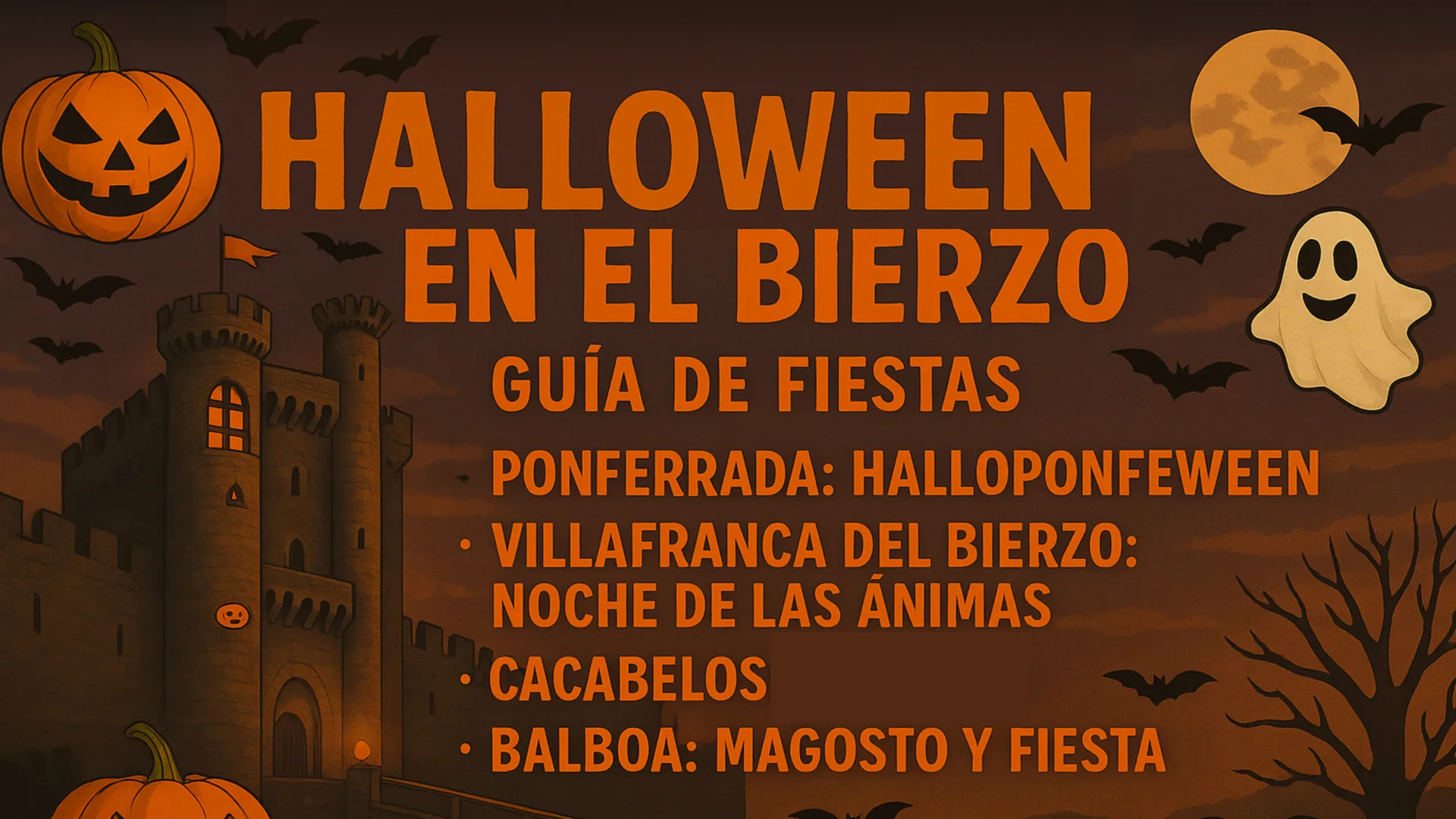 GUÍA | Halloween 2025: Ponferrada y Comarca se llenan de terror y tradición