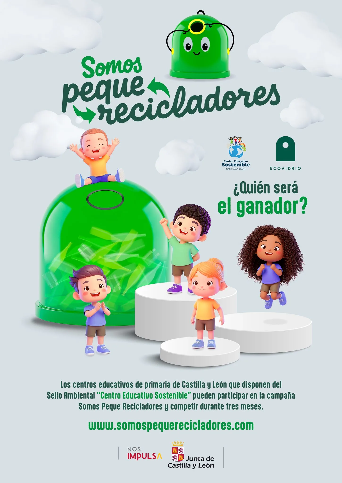 El Ayuntamiento anima a colaborar con el CEIP en el concurso “Somos Peque Recicladores Castilla y León”