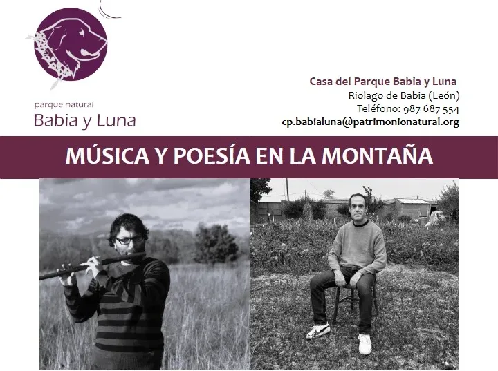 Poesía y música con Rodrigo Martínez y Abel Aparicio en la Casa del Parque de Babia y Luna