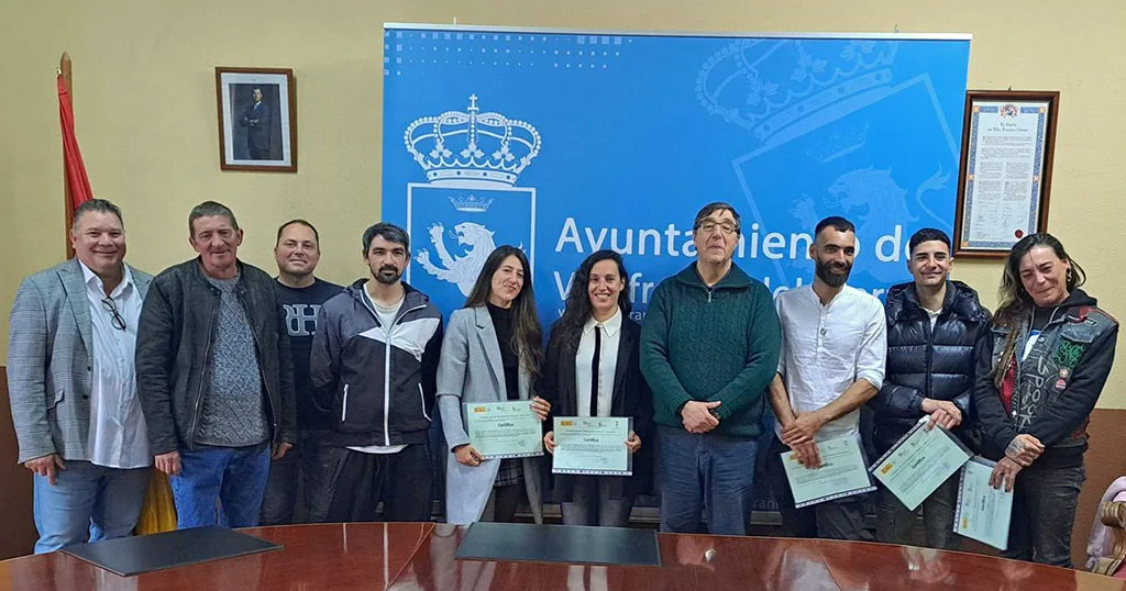 Clausura del Programa Mixto de Formación y Empleo 'Ancares XIII' tras nueve meses de aprendizaje y mejora de espacios verdes