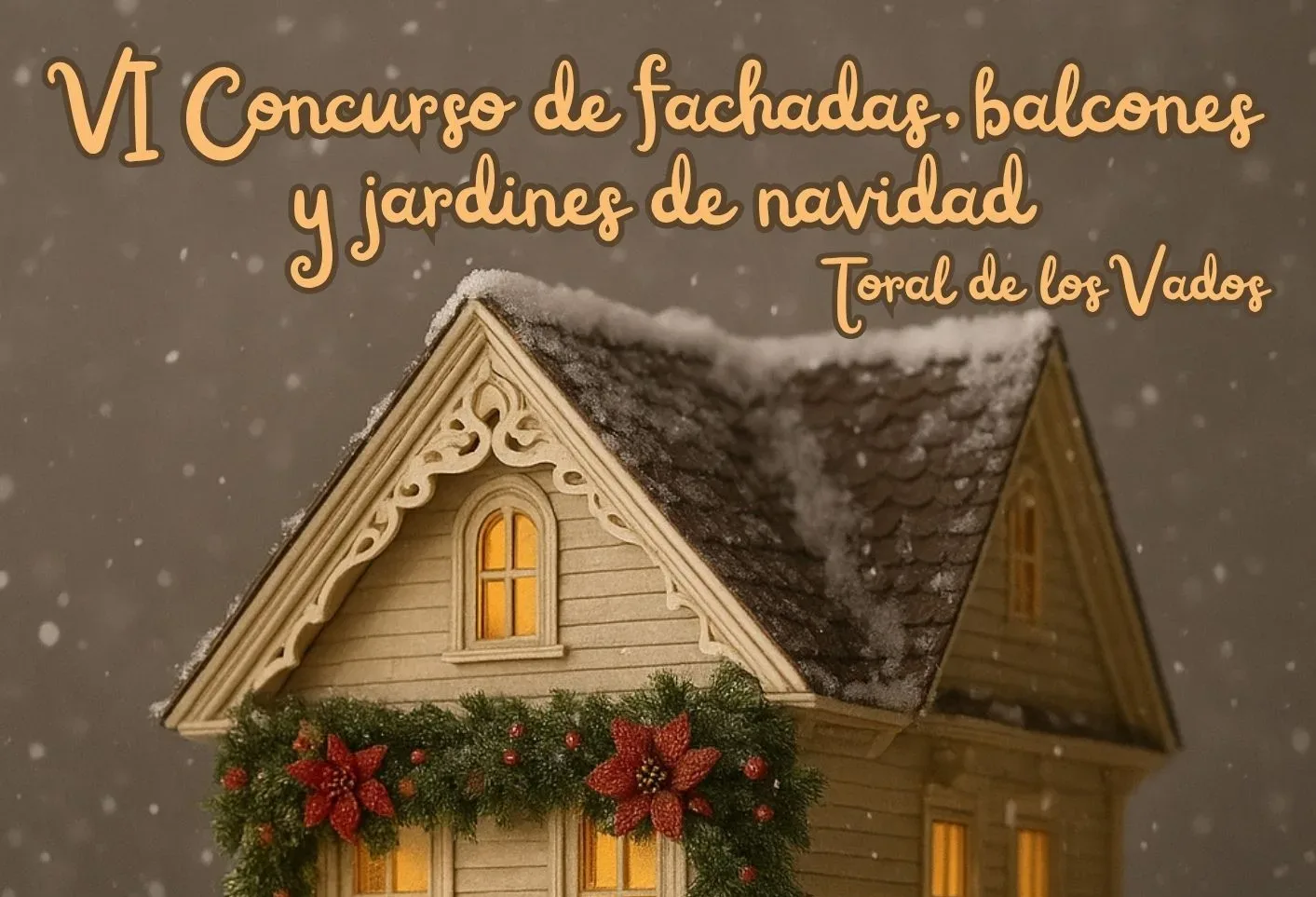 Toral de los Vados convoca el VI Concurso de Fachadas, Balcones y Jardines Navideños