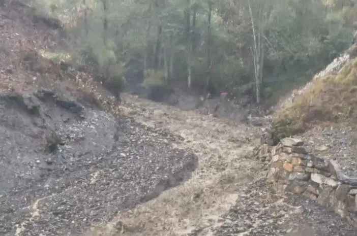 Diputación actúa de emergencia en la carretera de Peñalba de Santiago