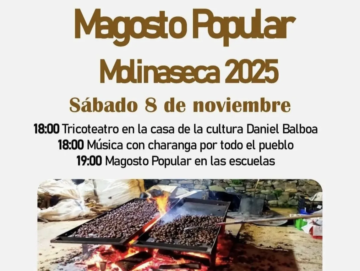 Molinaseca celebra uno de los magostos más grandes y populares del Bierzo este sábado 8 de noviembre