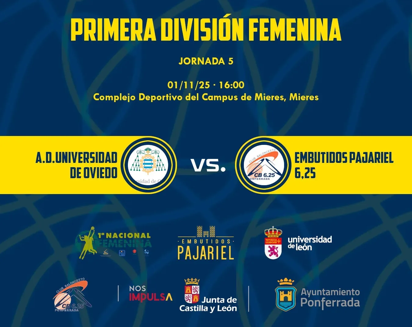 El Embutidos Pajariel vende cara su piel ante el Universidad de Oviedo pero acaba cediendo en el último cuarto (70-55)