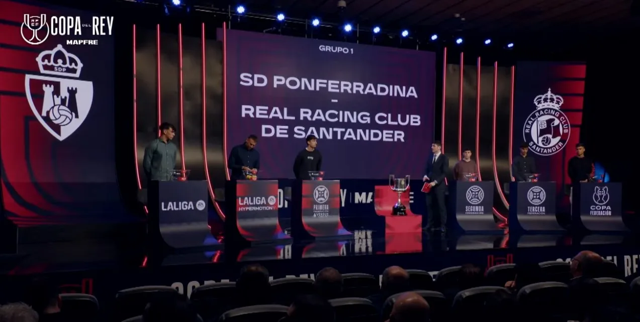 La Ponferradina se medirá al Racing de Santander en segunda eliminatoria de la Copa del Rey