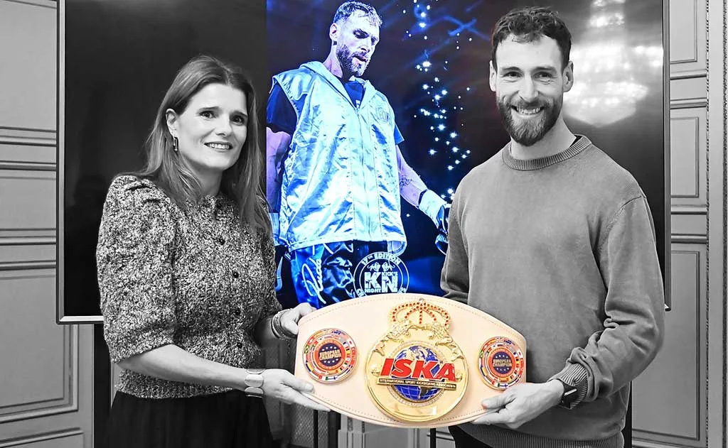 Salamanca rinde homenaje al lacianiego Andrés Bernabé Cambero, Campeón de Europa Profesional ISKA de Full Contact