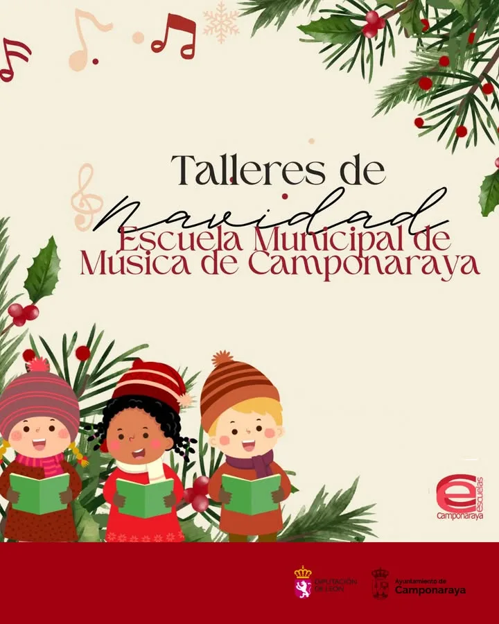 Talleres de música navideña gratuitos en Camponaraya