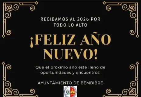 Despedida de 2025 y bienvenida a 2026: un nuevo año lleno de salud y buenas noticias desde Bembibre