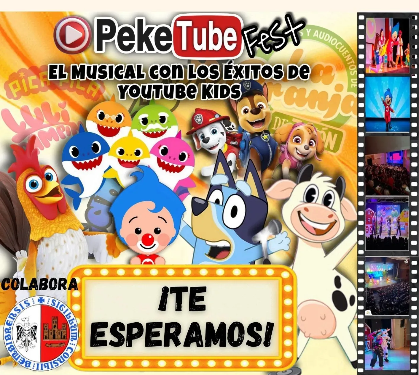 El Teatro Benevivere acoge el 3 de enero el espectáculo infantil “El musical con los éxitos de YouTube Kids”