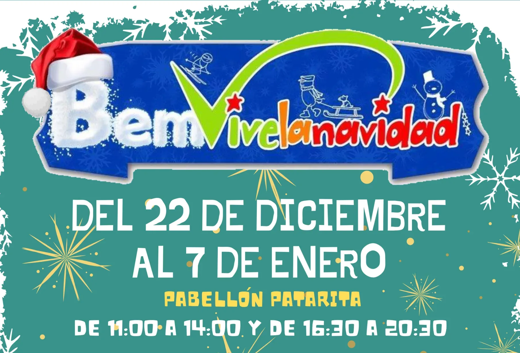 Bienvenida a la Navidad en el Pabellón Patarita en Bembibre