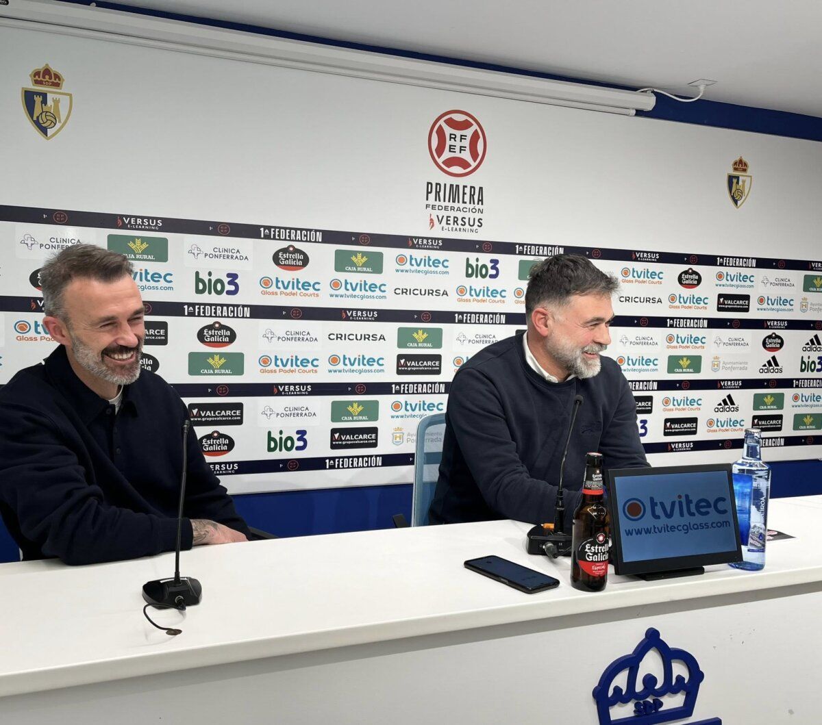 Samuel San José y Gonzalo Silió en jornada formativa en El Toralín