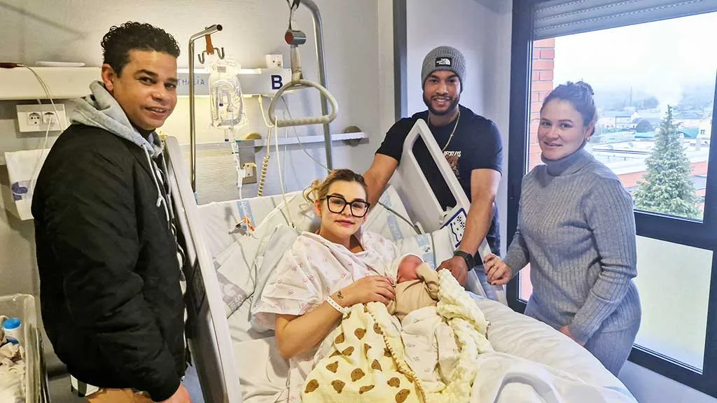 Milán Daniel, el primer bebé del 2026 en El Bierzo