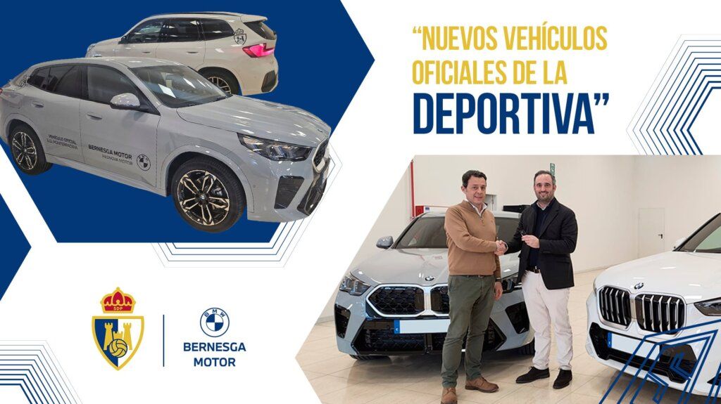 Entrega de vehículos oficiales de BMW a la SD Ponferradina