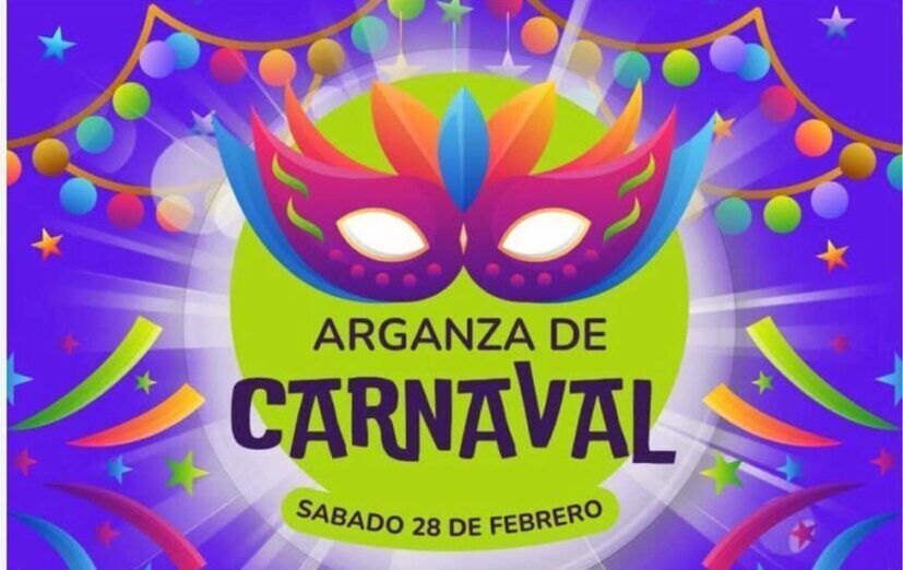 Cartel del Carnaval de Arganza con detalles del evento y premios