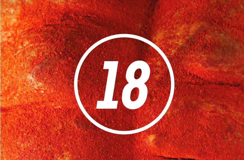 Cartel de la XVIII Ciberbotillada con el número 18 destacado