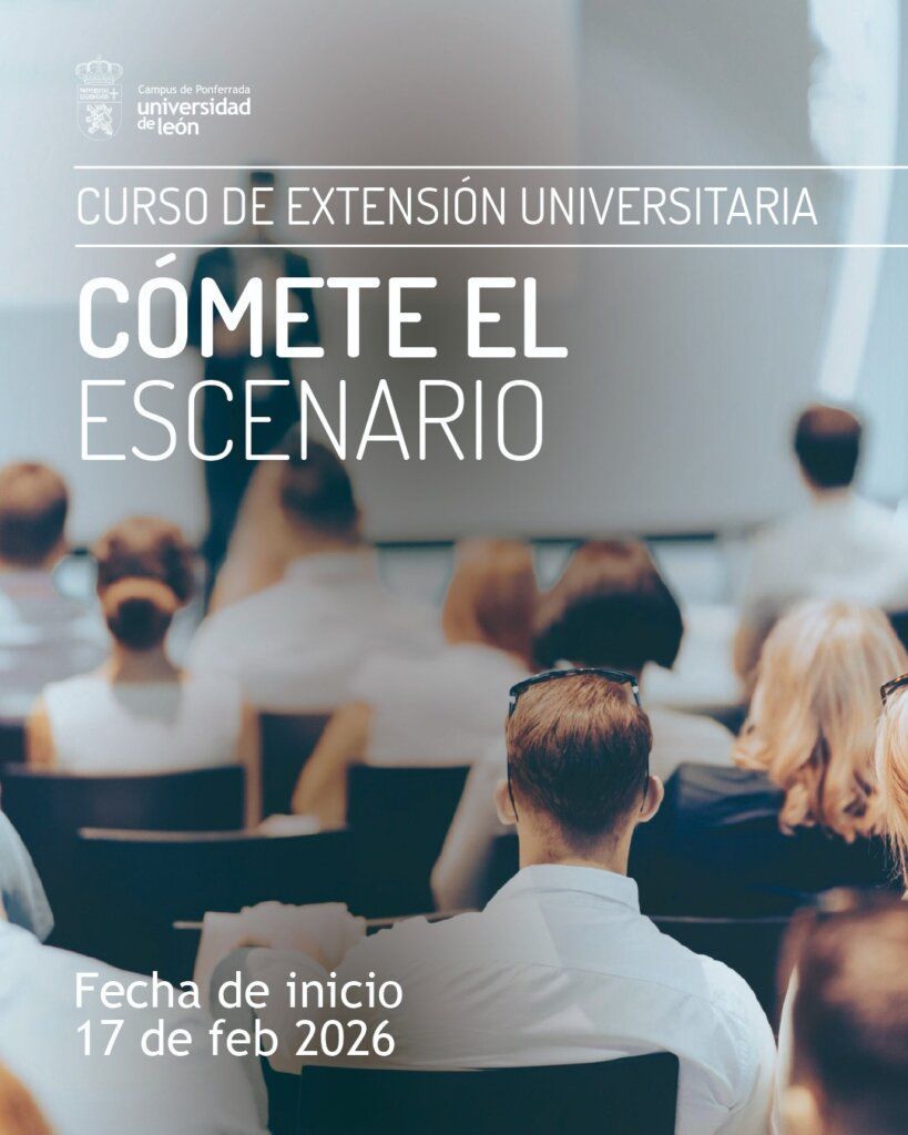 Cartel del curso Cómete el Escenario en Ponferrada