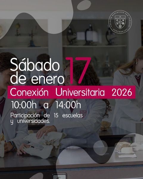 Estudiantes en el evento Conexión Universitaria 2026 en el Colegio Diocesano San Ignacio