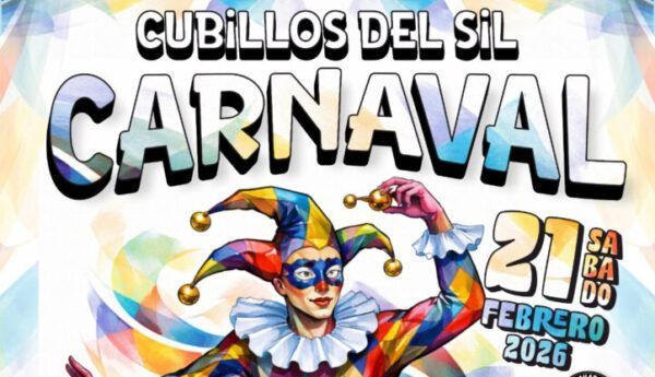 Cartel del Carnaval de Cubillos del Sil con detalles de premios y actividades.