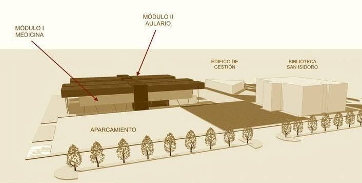 Diseño del nuevo edificio de la Facultad de Medicina de la Universidad de León