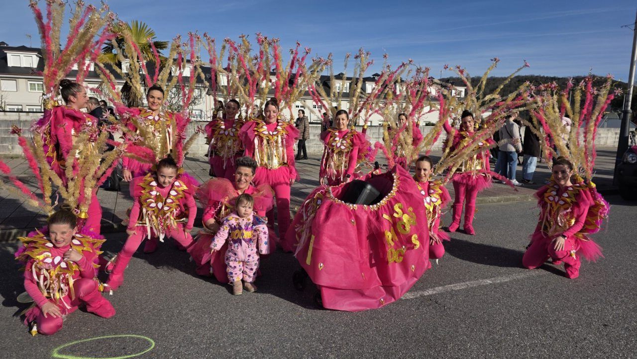 Grupo de personas disfrazadas en el Carnaval de Toreno 2026