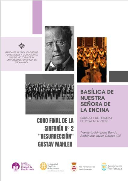 Concierto de la Banda de Música Ciudad de Ponferrada con Mahler