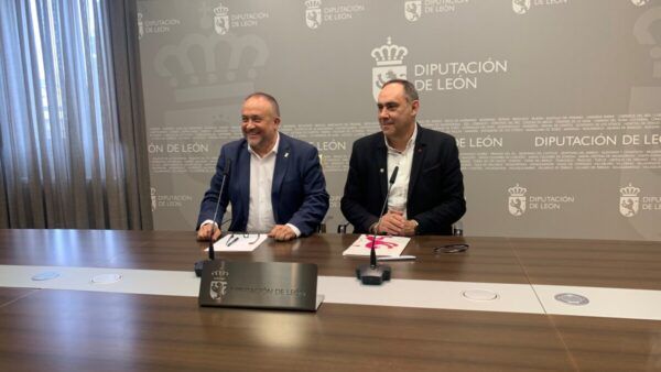 Reunión en la Diputación de León sobre obras de la carretera LE-6707
