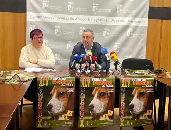 Presentación de la XLV Feria de Perros de Caza en Camponaraya