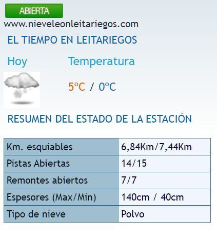 Vista invernal del Valle de Laciana con nieve y accesos abiertos