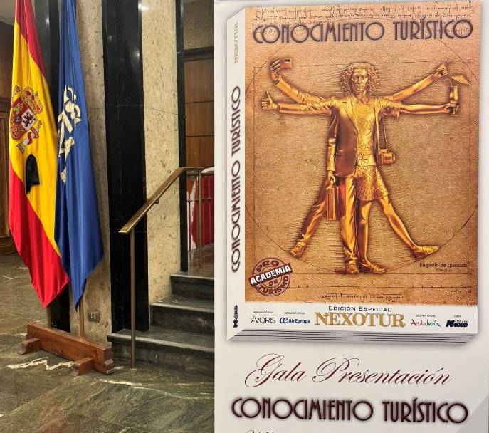 Portada de la guía turística editada por Nexotur con diseño artístico
