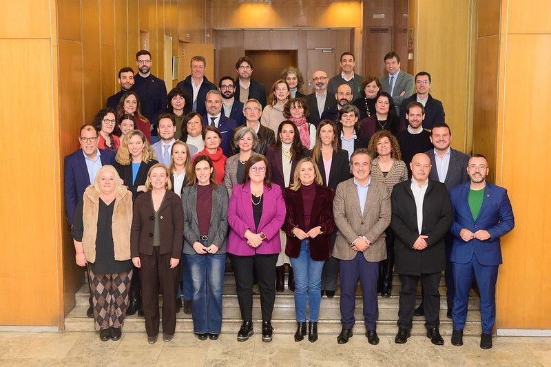 Grupo de personas en el Pleno anual de la Red Innpulso en Ponferrada