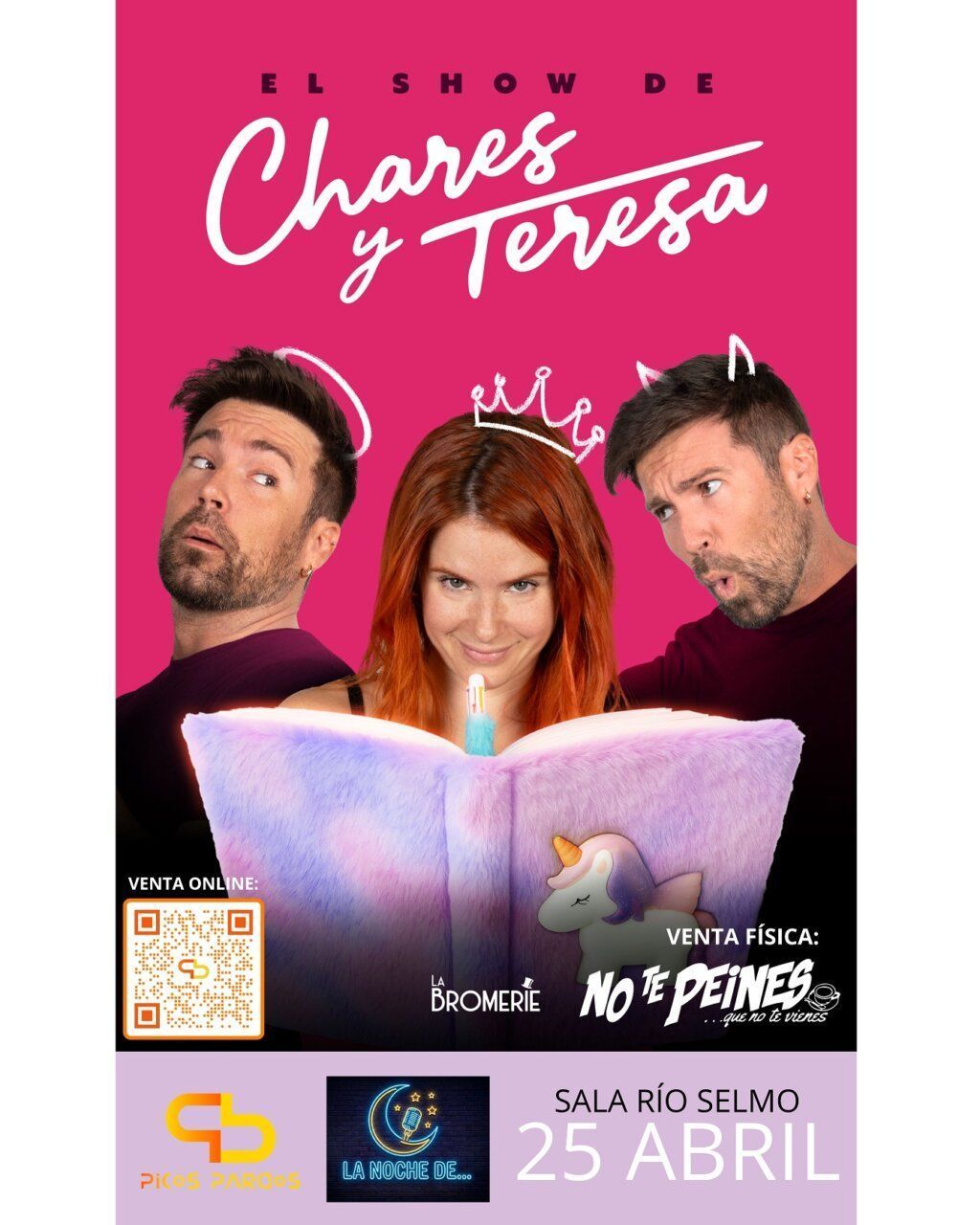 Cartel del show de Chares y Teresa en Ponferrada