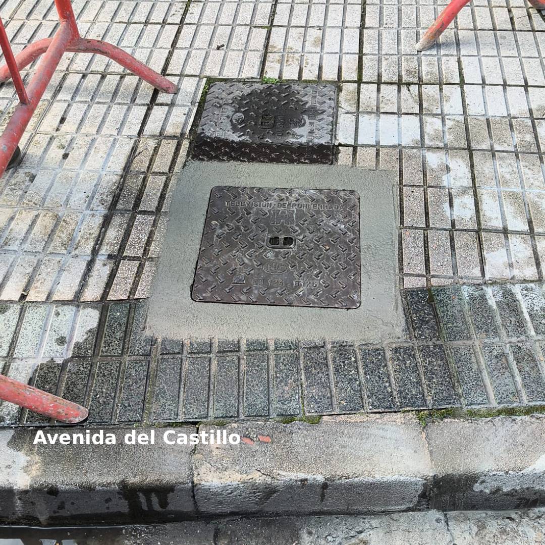 Obras de mejora en la Avenida del Castillo con pavimento renovado
