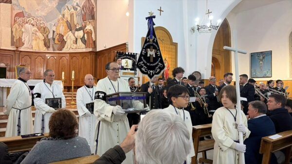 Acto de la Cofradía de Jesús Nazareno de El Silencio en Ponferrada