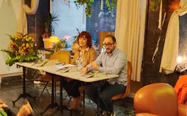 María Luz Morán durante la presentación de su libro en Ponferrada