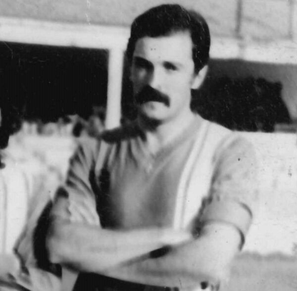 Avelino Vega, conocido como Tini, en su época como futbolista.