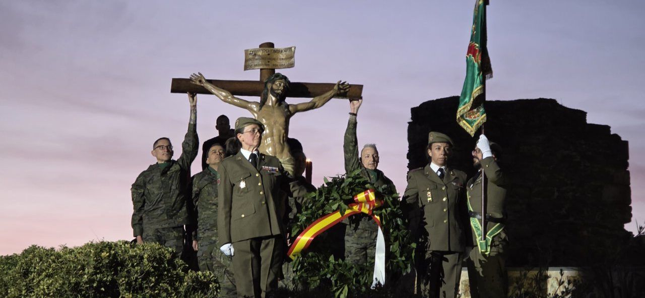 Ceremonia del Cristo de la Esperanza en Ponferrada durante Semana Santa