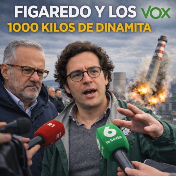 Figaredo hablando sobre la voladura de la central térmica de Compostilla II
