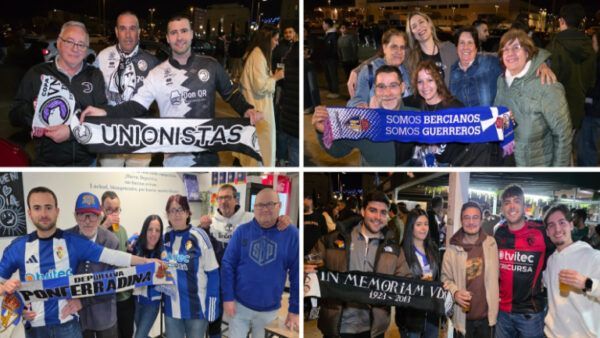 Grupo de aficionados de la Ponfe en el Bar El Toralín