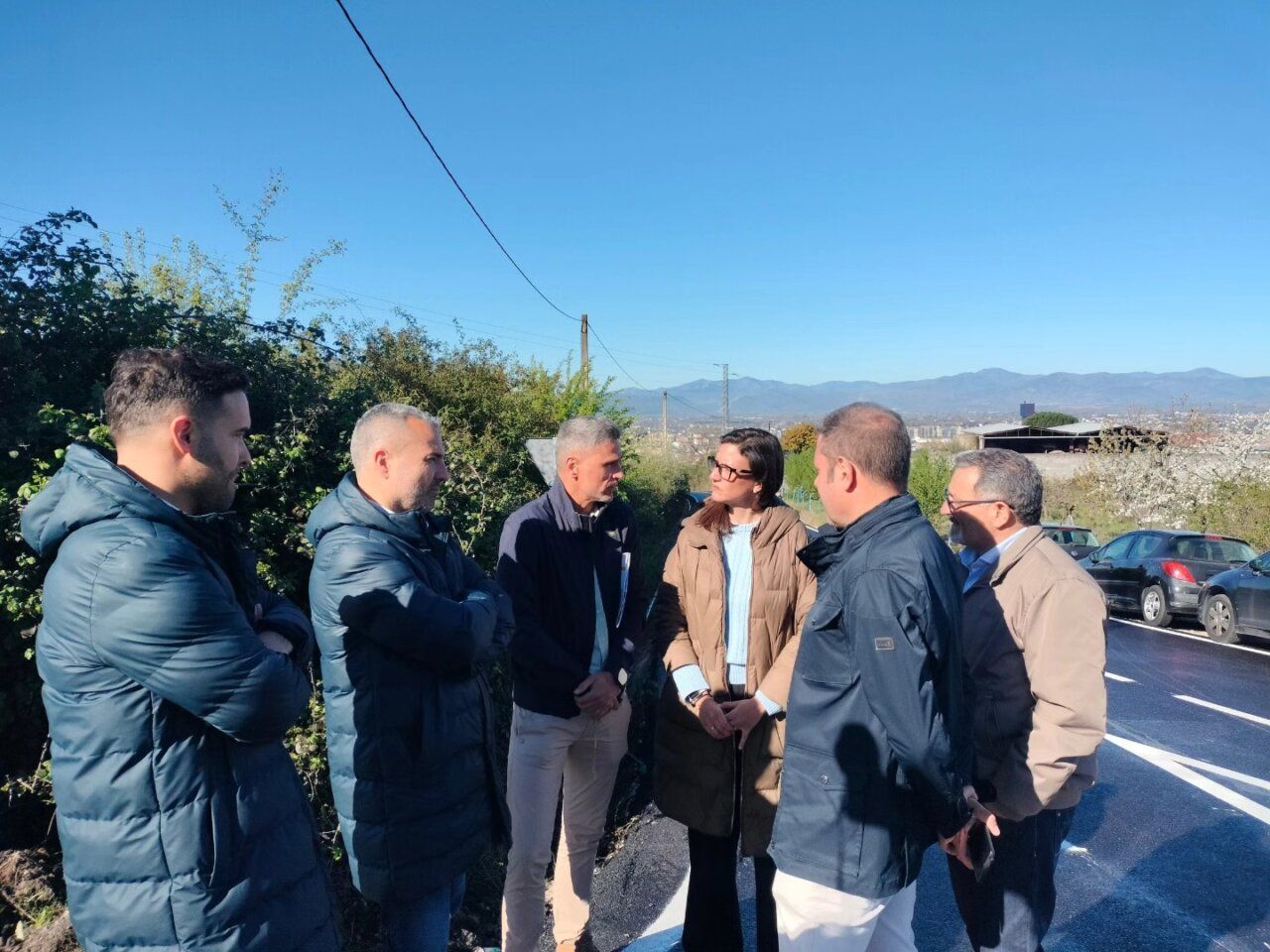 Inauguración de obras en el Polígono de La Llanada en Ponferrada