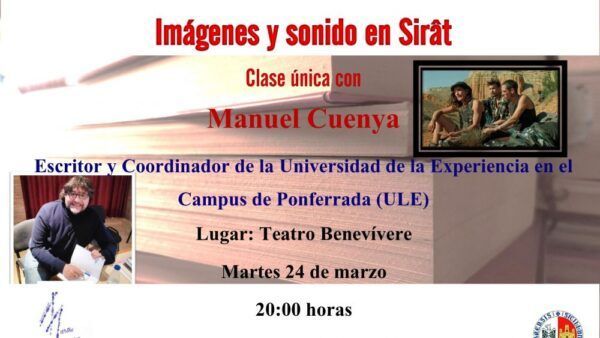 Manuel Cuenya en sesión de Martes Literarios en Bembibre