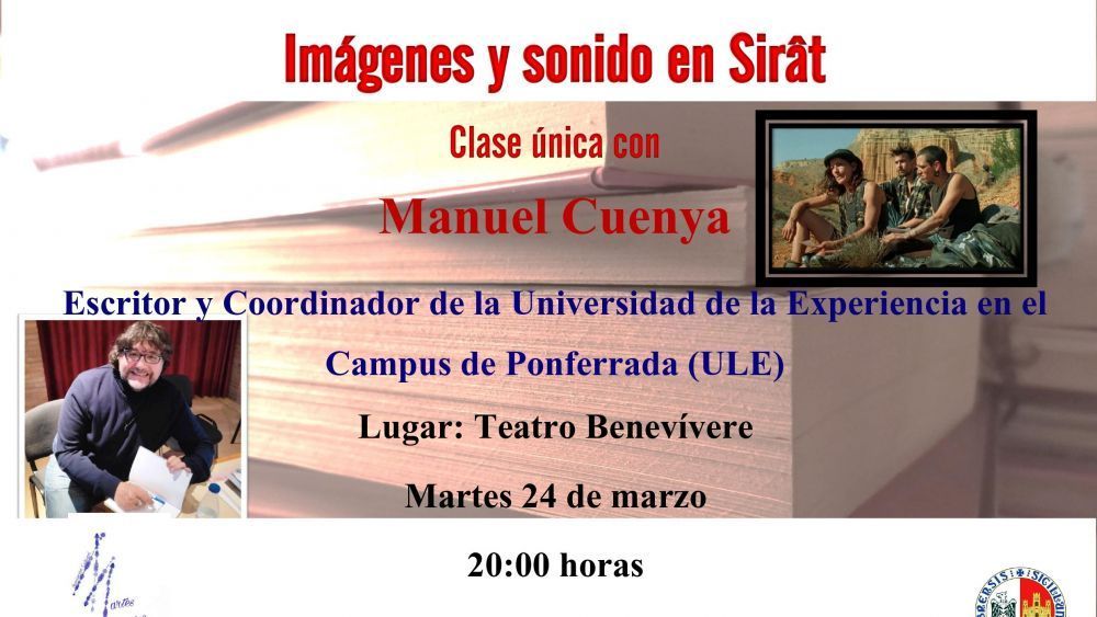 Manuel Cuenya en sesión de Martes Literarios en Bembibre
