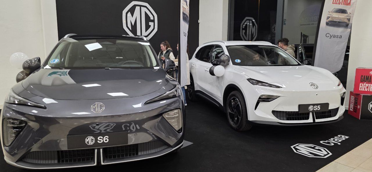 Nuevos modelos MG S5 EV y MG S6 EV en la presentación de Cyasa