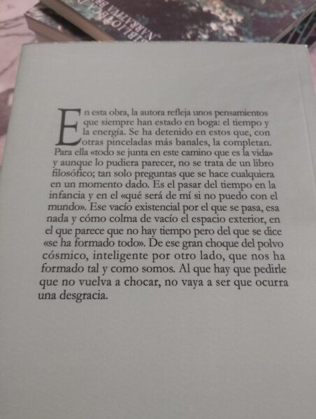Texto de la obra de María Luz Morán sobre el tiempo y la energía